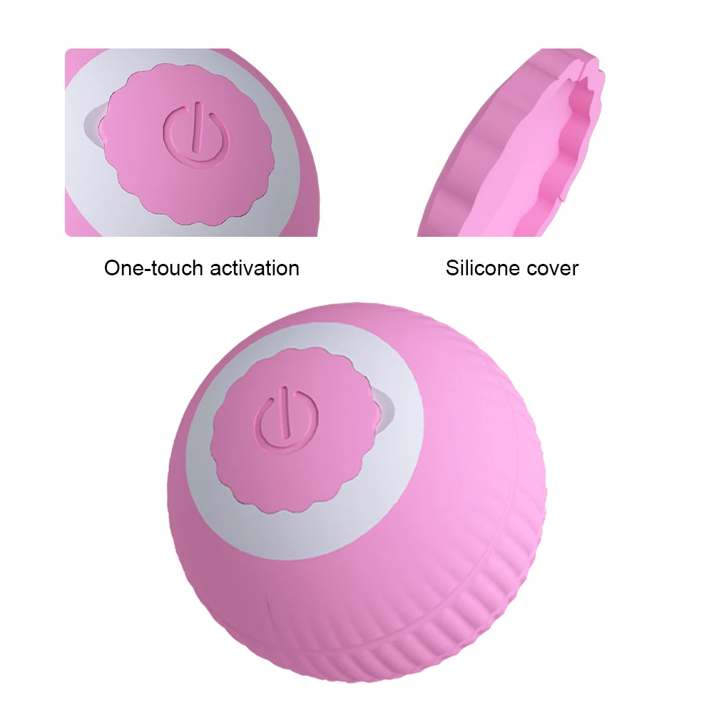 Title 10, Electric Cat Ball Toys USB Rechargeable Smart I...