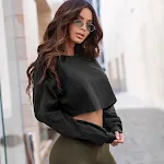 Women's long-sleeved thin sweater coat, lightweight and comfortable, perfect for layering, ideal for cooler weather and — photo 2