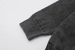 Men's Bf Lazy and Loose Simple Letters Embroidered Knitwear, a comfortable and relaxed sweater perfect for everyday casu — photo 21