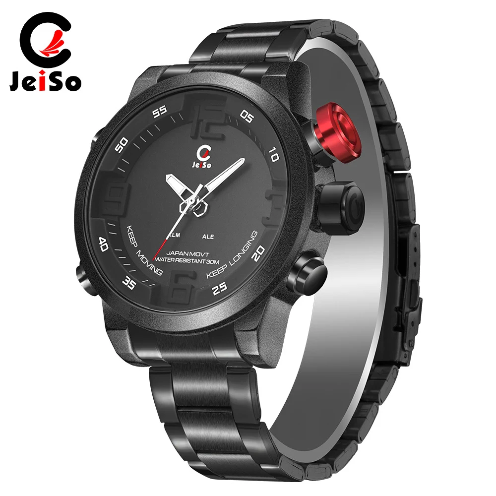 Multifunctioneel LED-sport horloge met dubbel display en waterdicht. Houd tijd, datum en activiteiten bij. Ideaal voor sport en buitenavonturen. — foto 5