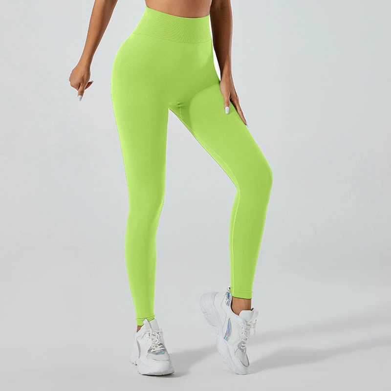 Calças de ioga No Embarrassment Line femininas cintura alta levanta bumbum efeito pêssego leggings elásticas para um treino perfeito! — foto 14
