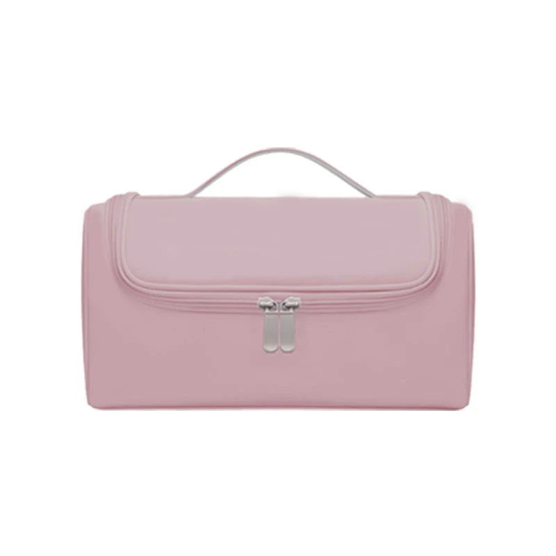 Bolsa cosmética portátil à prova d'água para viagens Leve sua maquiagem com segurança e estilo. Ideal para viagens, protege seus cosméticos de respingos e vazamentos — foto 4