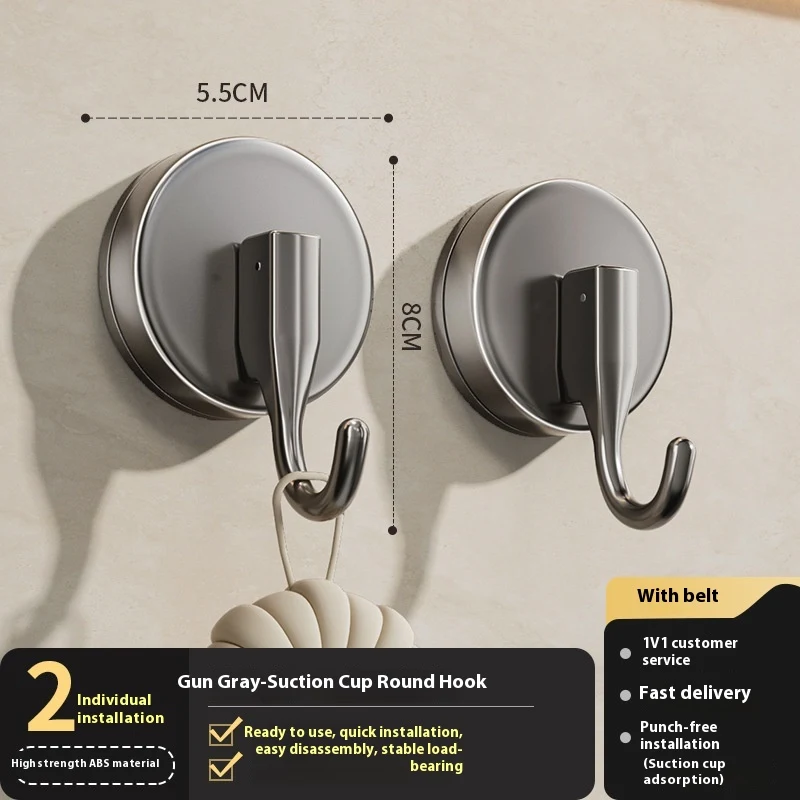 Bathroom Traceless Hole Free Strong Adhesive Hook Holds Weight Securely for Towels, Accessories and More Easy to Install — photo 13