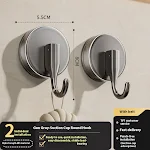 Bathroom Traceless Hole Free Strong Adhesive Hook Holds Weight Securely for Towels, Accessories and More Easy to Install — photo 13