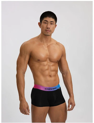 Title 2, Mens Ice Silk U Convex Low Waist Thin Summer G...
