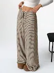 Brown And White Stripes