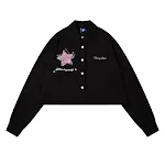Niche Personality Five-pointed Star Embroidered Long-sleeved Shirt. Stand out with this unique design, offering comfort, — photo 6