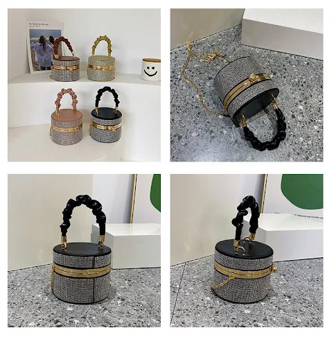 Title 15, Nuova Borsa a Spalla da Donna Versatile con Pie...