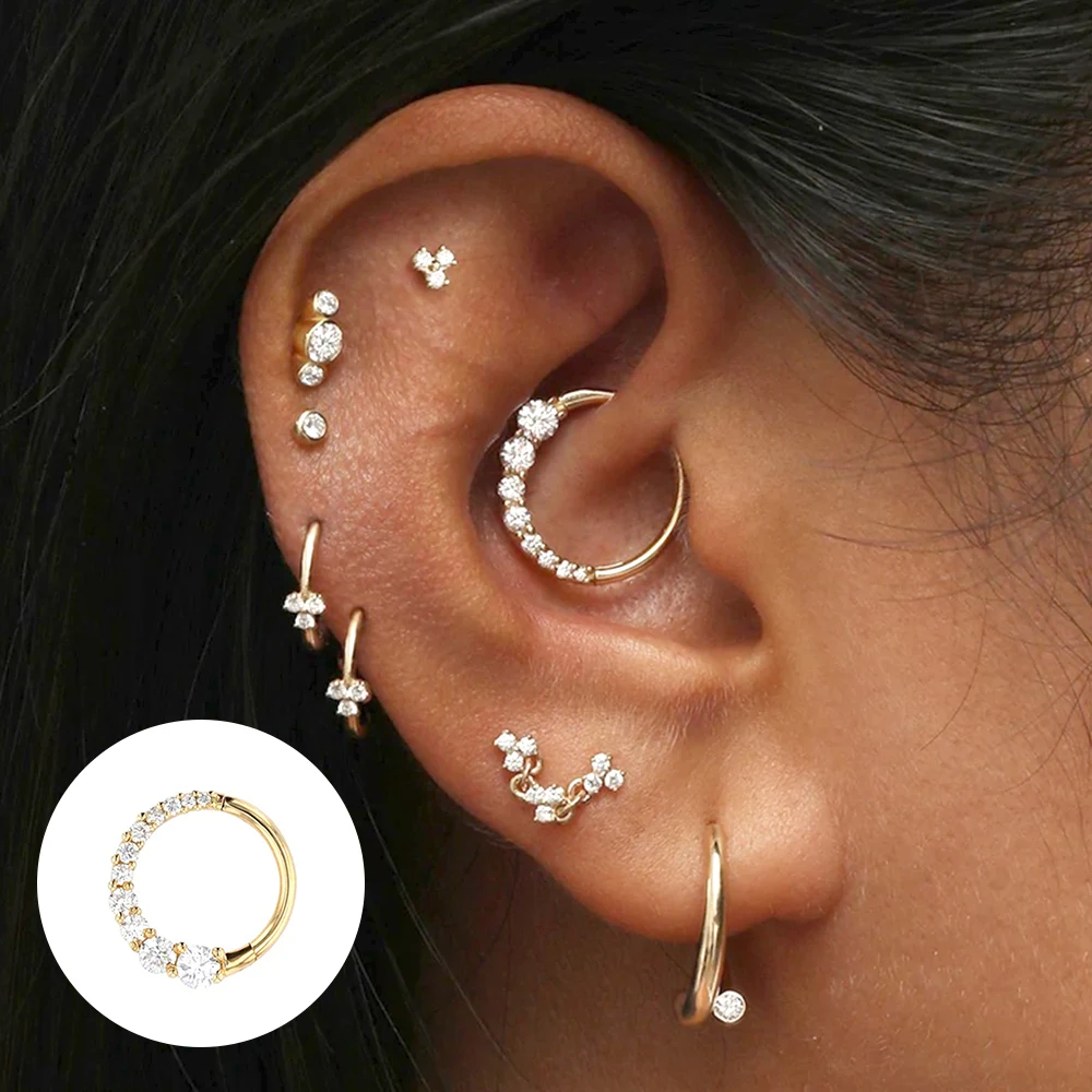 Brincos de osso de ouvido minimalistas INS em prata esterlina S925, perfeitos para um visual delicado e elegante, ideais para uso diário. — foto 11
