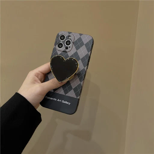 Title 3, Fashion Print Retro Lingge Love Bracket telefoo...