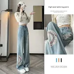 Straight Jeans with High-Quality Embroidery Design — photo 4