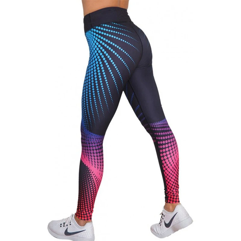 Bedruckte europäische und amerikanische Fitness-Breech-Hosen. Atmungsaktiv, schnell trocknend und ideal für intensive Workouts. Optimaler Tragekomfort. — foto 4