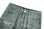 Distressed Raw Edge Denim Jeans voor heren. Stoere, casual look. Robuuste denim, afgewerkt met rafelranden voor een unieke uitstraling. — foto 5