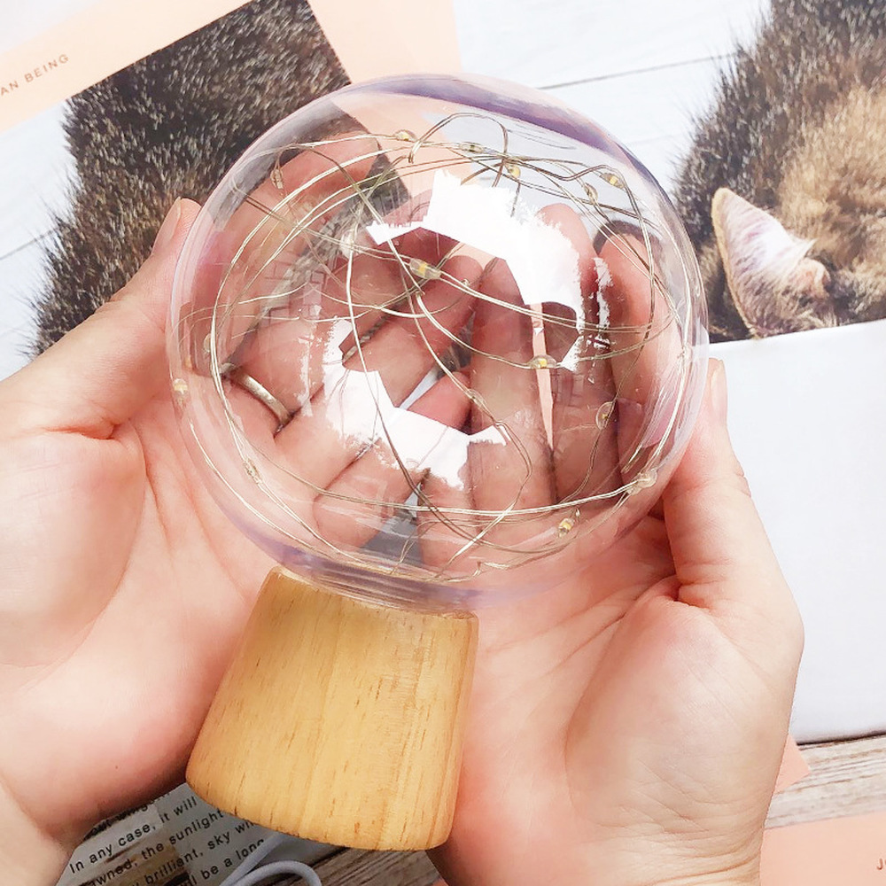 LED Crystal Ball String Lights USB Charging Fairy Lamp. Table Lights for Party, Wedding, Christmas, and Bedroom Decorati — photo 7