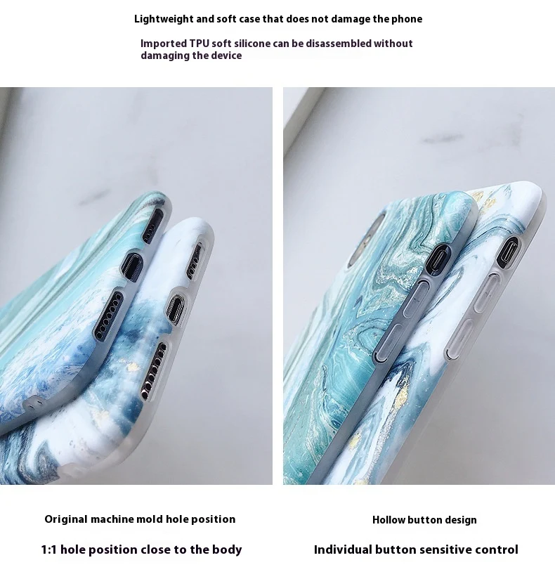 Title 8, IMD Gilding Marble XS Phone Case, offering styl...