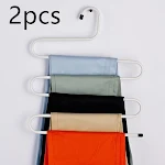 Estante mágico antideslizante para pantalones S-type, optimiza tu armario. Ahorra espacio, organiza y evita arrugas. Perfecto para el hogar. — foto 7