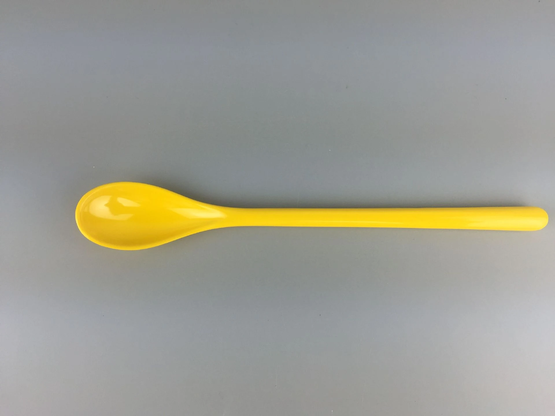 Title 13, Colored Plastic Long Handle Coffee Spoon Melami...