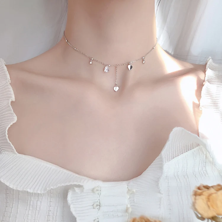 Colar pingente universo planeta vazado zircônia moda coreana, um acessório elegante e brilhante, perfeito para diversas ocasiões. — foto 3