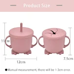 Prato de jantar com ventosa de silicone para bebês e crianças. Conjunto de pratos divididos, antiderrapante, sem BPA, ideal para refeições seguras. — foto 2