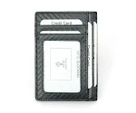 Herren Kartenetui mit Carbonfaser-Textur, stilvoll und robust. Schützen Sie Ihre Karten mit diesem modernen, eleganten Kartenhalter. — foto 1