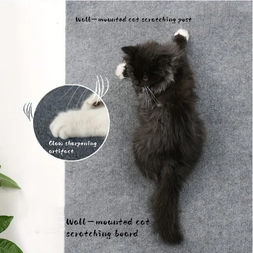 Anti Cat Scratching Mat Large Trimmable Cat Scratching Post Pad Carpet Self-Adhesive for Cat Tree Shelf Shelves Steps Wa — photo 4