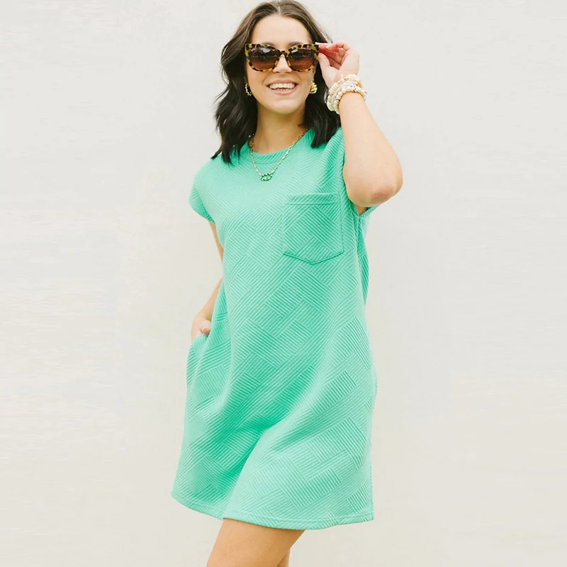 Summer New Simple And Versatile T-shirt Style Dress Women — photo 16