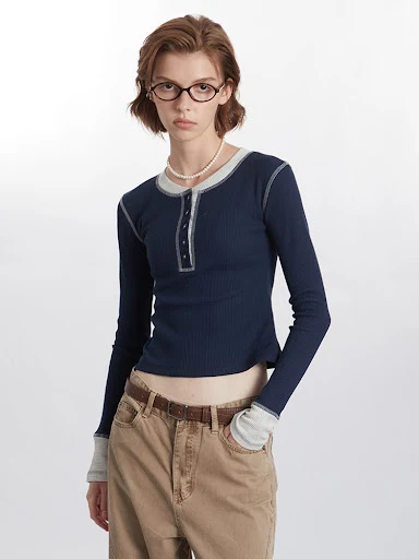 Title 2, Top curto de patchwork, estilo Chic Sweet Hot G...
