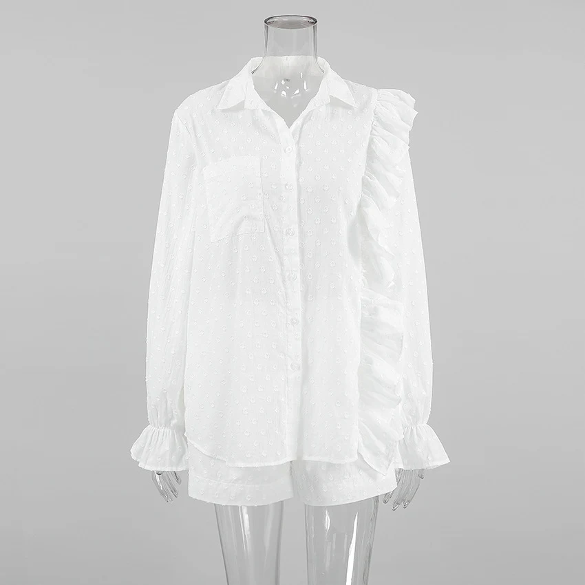 Title 8, Womens Convex Jacquard Cotton Bell Sleeve Hot ...