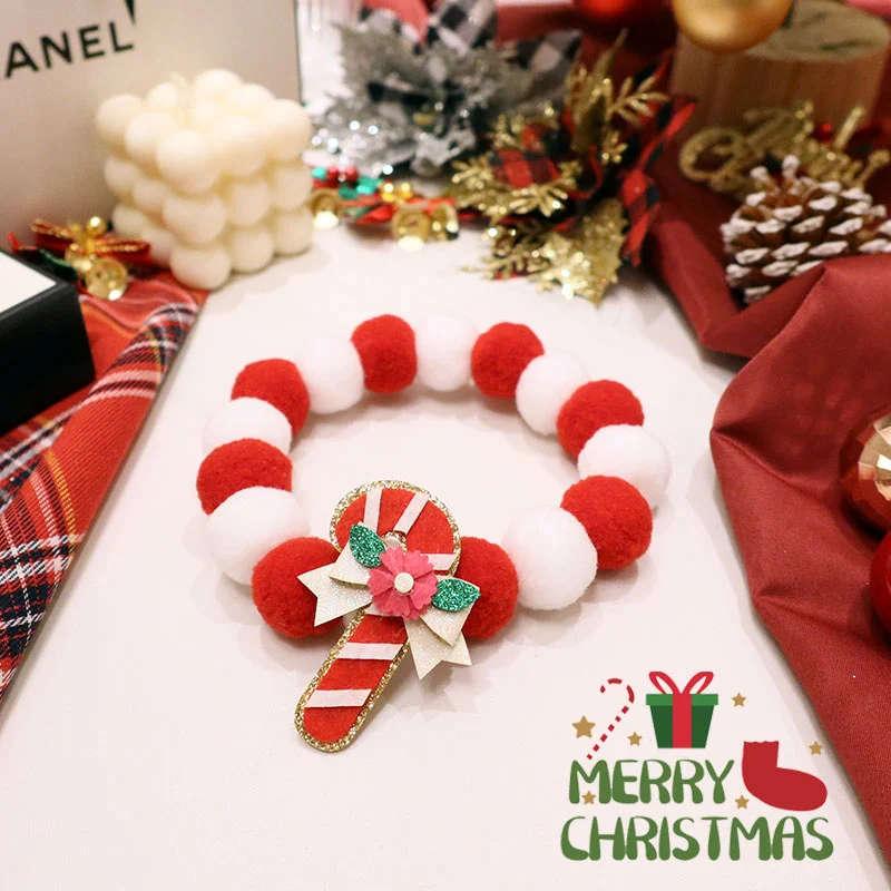 Cat Christmas Collar Scarf Halter Neck Decoration Bow Tie, festive and safe neckwear to add holiday cheer to your feline — photo 2