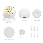 Wiederaufladbare Schreibtischlampe mit Körpersensor – Automatische Beleuchtung, energiesparend und flexibel für optimale Arbeitsbedingungen. — foto 1