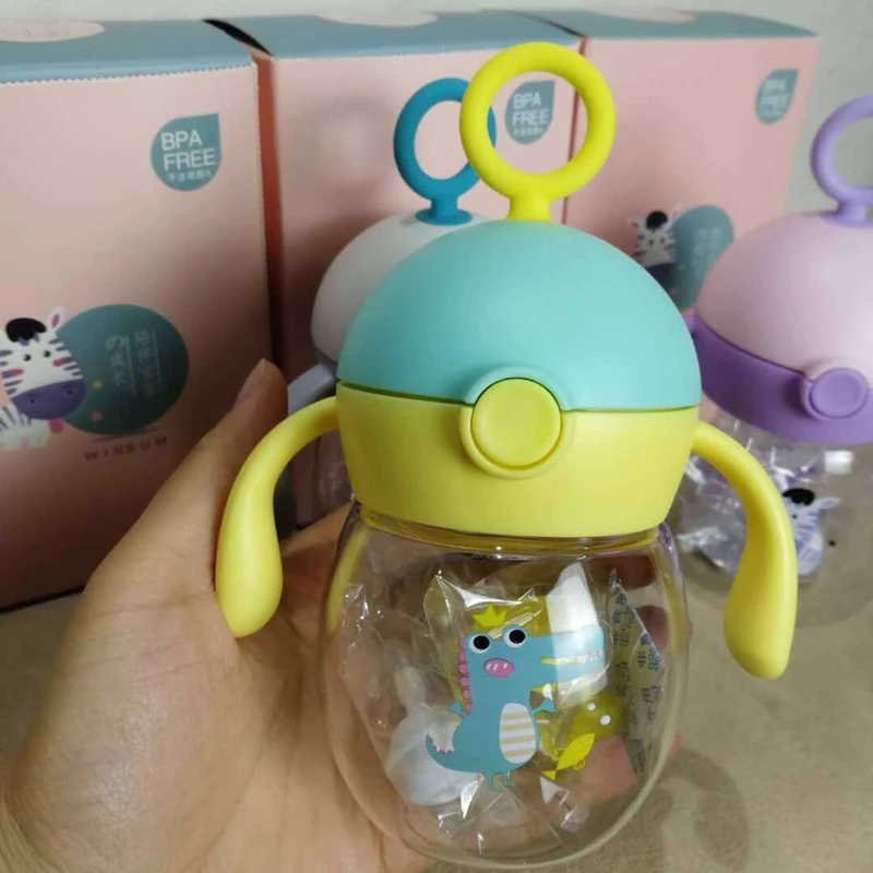 Copo infantil premium TRITAN primavera/verão com canudo, anti-queda e para aprender a beber. Ideal para bebês e crianças pequenas. Seguro e durável. — foto 13