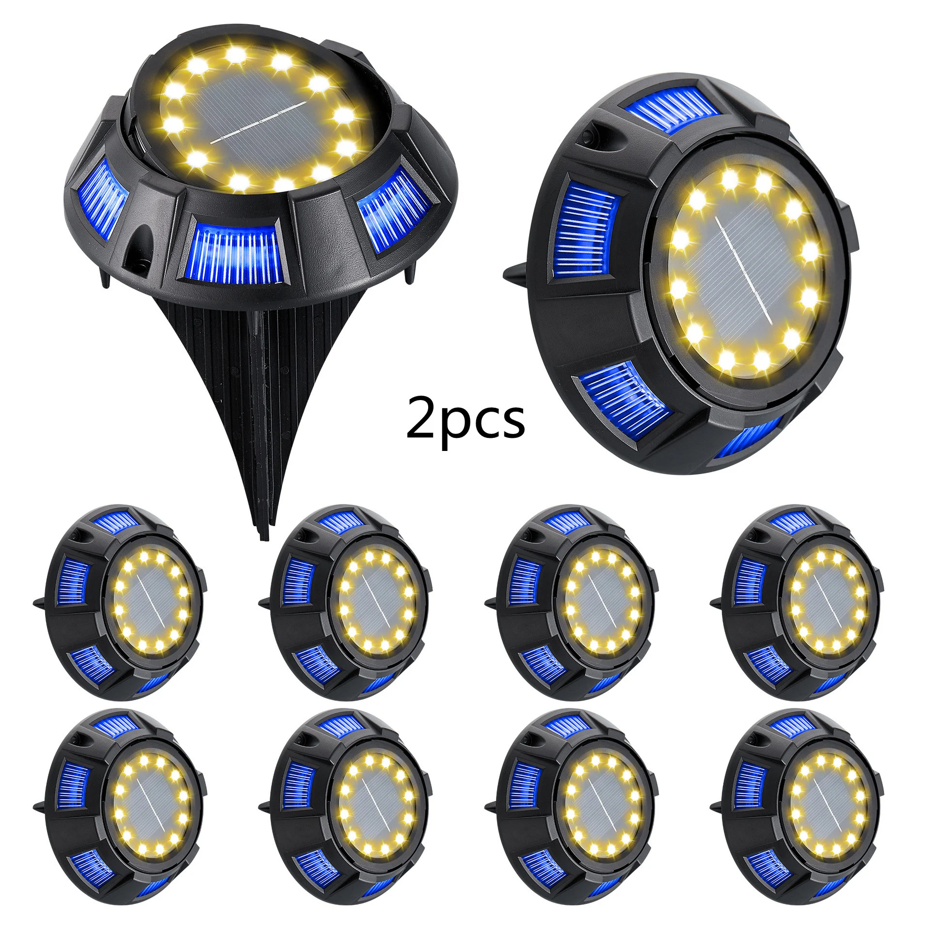 Outdoor Solar Side Luminous Deck Lawn Lamp. Perfect for gardens, pathways, and fences. Provides bright and energy-effici — photo 13