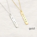 Colar com Nome Personalizado em Aço Inoxidável Gravado — Presente ideal e elegante para ela. Demonstre amor com este colar exclusivo e especial. — foto 2