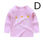 T-shirt Manica Lunga Bimbo Bimba Cotone Abbigliamento Unisex Morbido e Traspirante Ideale per l'Uso Quotidiano e il Gioco — foto 10