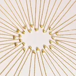 Colar feminino com pingente de 26 letras, coração de amor, corrente de clavícula DIY. Um presente ideal e romântico para ela. — foto 4
