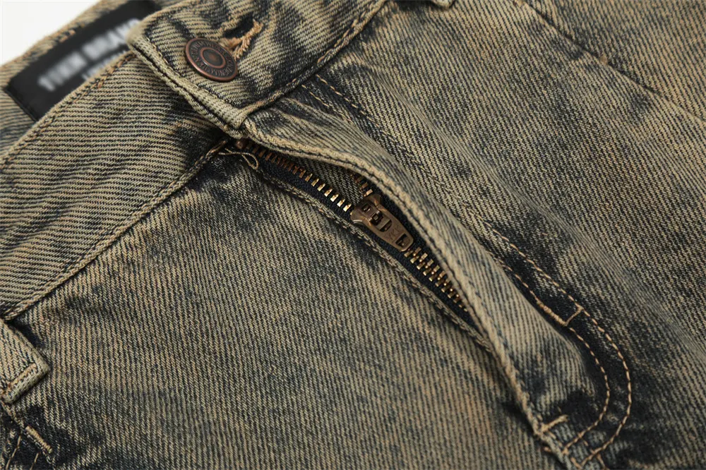 Washed Jeans Punk Fashion Brand for Men. Experience Rebel Style with a Perfect Fit and Bold Design. Get these jeans for — photo 18