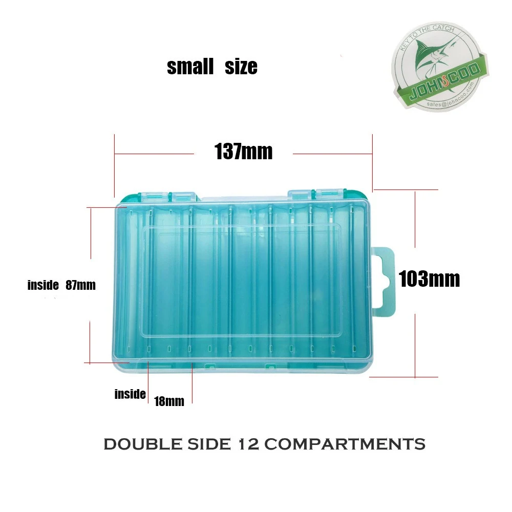 Double-sided Double-layer Tool Hard Bait Box Storage – perfect for organizing and protecting your fishing lures and gear — photo 17