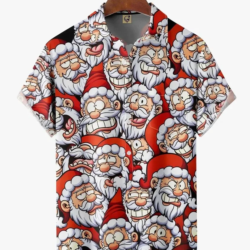 Men's Plus Size Casual Short-sleeved Shirt, offering comfortable and stylish wear for everyday activities and relaxed oc — photo 5