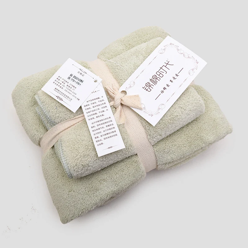 Title 5, Coral velvet cadeau badhanddoekenset. Zacht, ab...