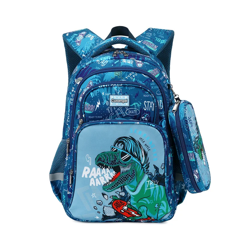 Zaino scolastico per bambini delle elementari, elegante e leggero, per ragazzi di prima, seconda e terza elementare. Comodo e alla moda. — foto 29