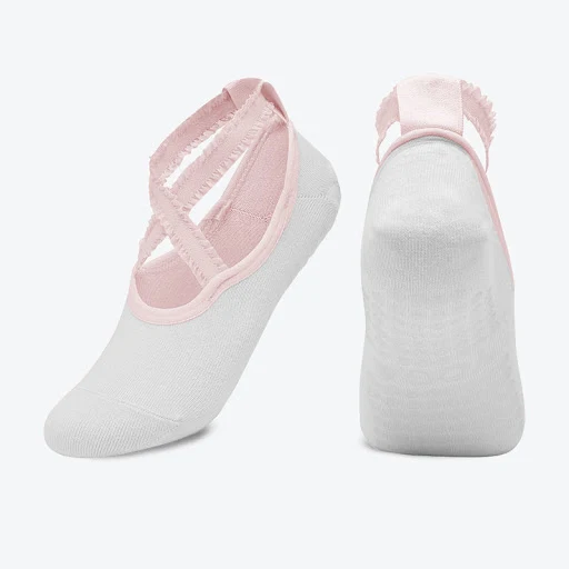Title 4, Non-slip silicone floor socks for beginner fema...