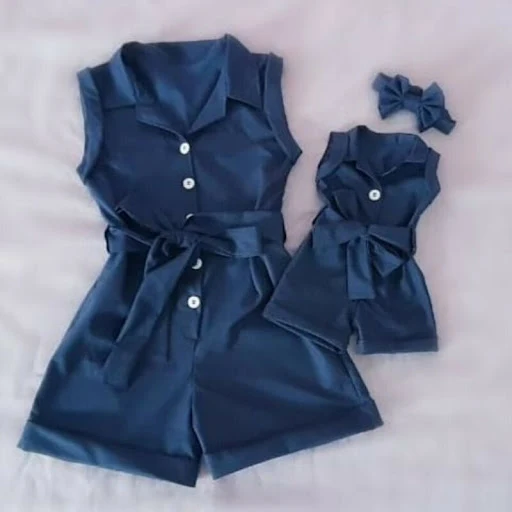Title 2, Roupa de Bebê Menina Pudcoco Macacão Jeans Sem ...