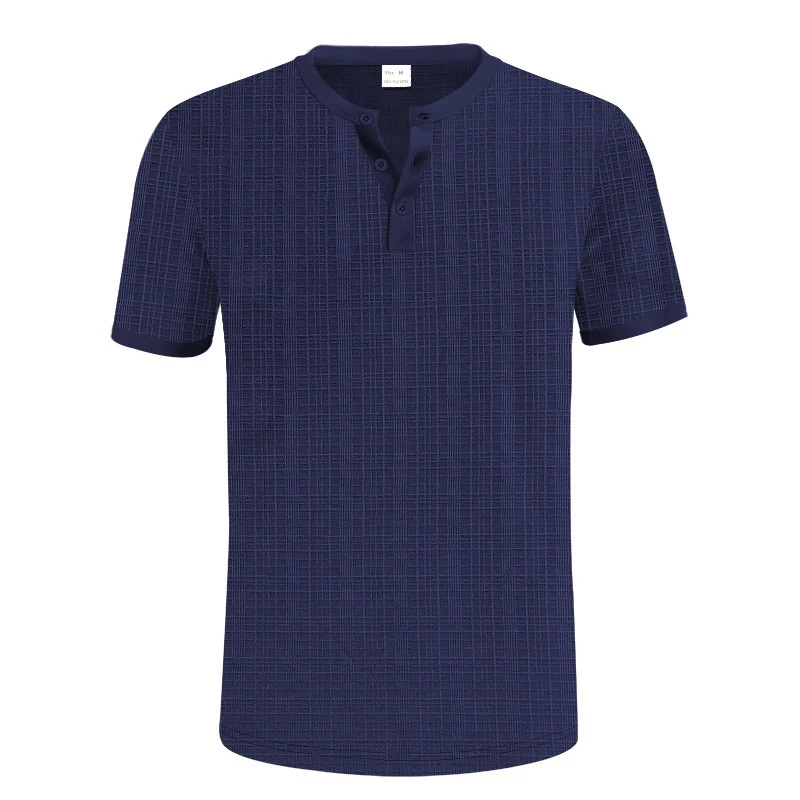 Breathable Casual Henley Shirt Top for ultimate comfort. Lightweight and stylish, perfect for everyday wear and warmer c — photo 11