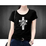 Camiseta de gola redonda e manga curta, confortável e versátil para uso diário, ideal para diversas ocasiões casuais, ótima para um visual moderno e despojado. — foto 5
