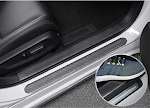 Auto Dorpelstrips Anti-kras Algemene Deur Zijbumper Stickers Universele Carbon Fiber Pedalen Trimstrips — foto 5