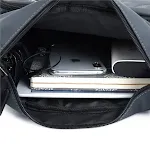 Bolsa de ombro casual masculina com filme de nylon impermeável. Perfeita para uso diário e viagens. Mantenha seus pertences secos e seguros. — foto 3