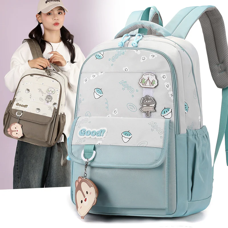 Mochila Infantil Fashion de Grande Capacidade Ideal para Crianças Espaçosa e Resistente para Escola ou Passeios Design Moderno e Funcional — foto 9