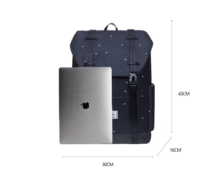 Mochila simples e moderna para uso diário Design estiloso e funcional Perfeita para escola, trabalho ou passeios Leve, confortável e com amplo espaço interna Ideal para você — foto 3
