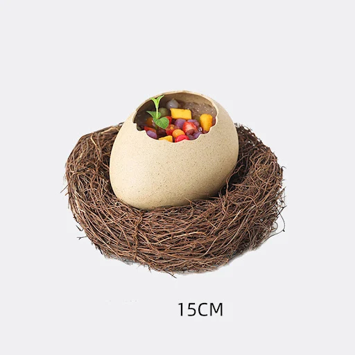 Title 5, Birds Nest Egg Ceramic Bowl Steamed. Prepare p...