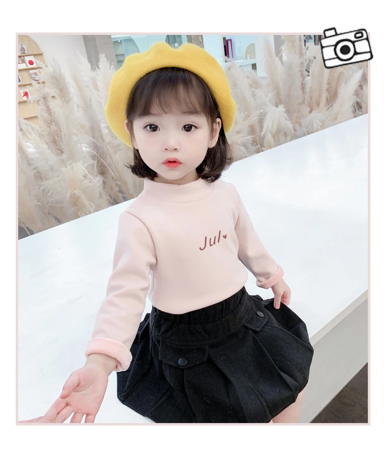 Title 1, Camiseta infantil com forro de fleece na parte ...